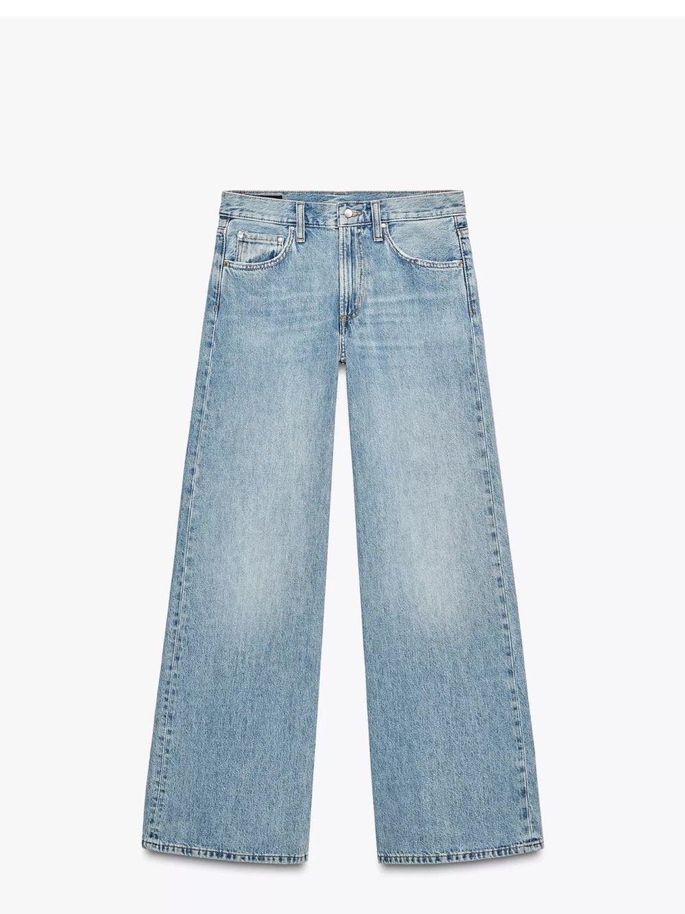 Wide Leg Light Blue Women's Jeans